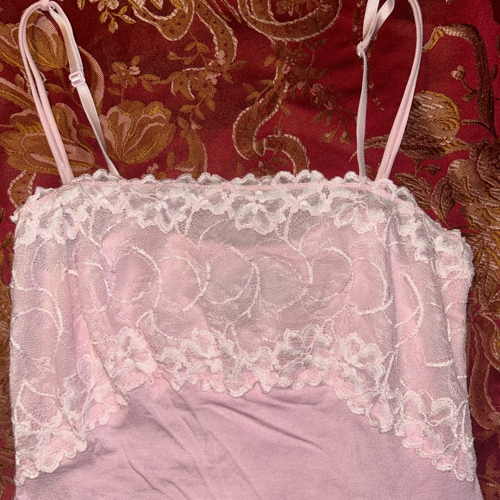Felina Soft Pink Lace Camisole
